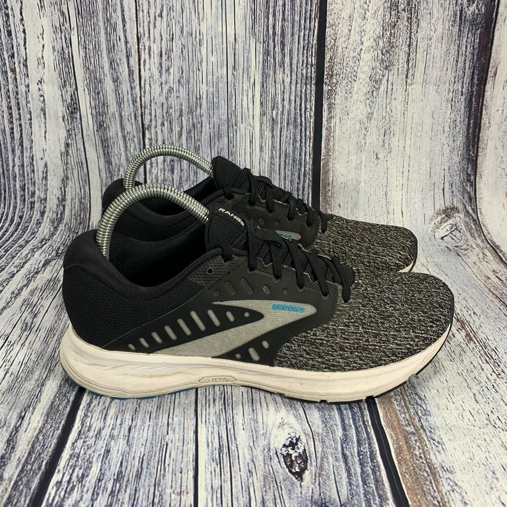 EUC Brooks Range 2 Black Gray Road Running Sneakers Women’s 9 1203621B081